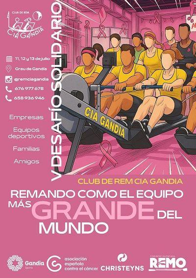 Cinquena edició del Desafiament Solidari de Rem contra el càncer infantil 2 Rem 1