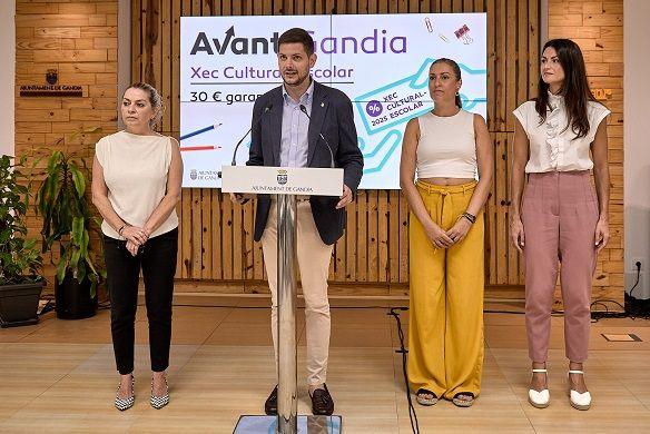 El Xec Cultural Escolar de Gandia beneficiarà a 7.000 alumnes 1 250801 frances 250801 8812