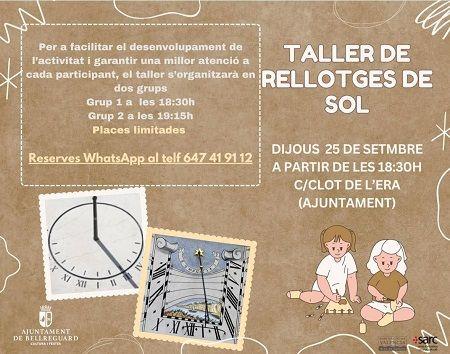 A les festes del Poble 2025 de Bellreguard hi haurà rellotges de Sol 1 1000060174 1