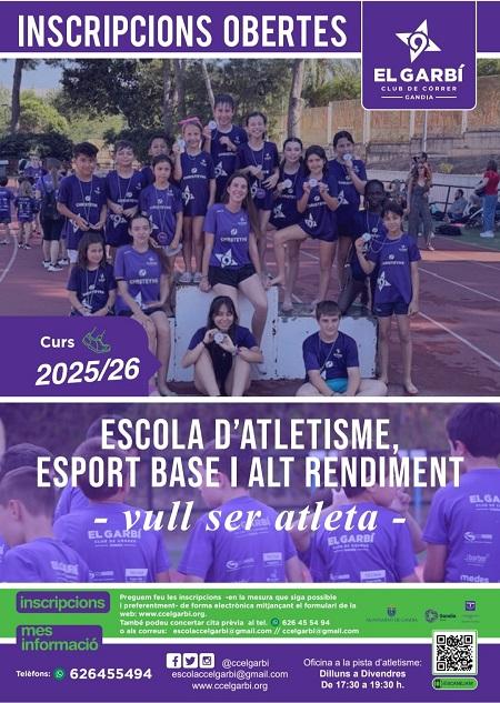 El Club de Córrer El Garbí inicia la temporada d'Atletisme 1 CC El Garbi temporada 2026