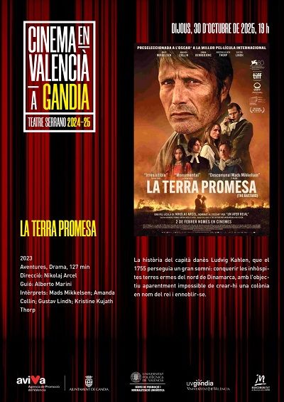Retorna Cinema en valencià amb la projecció de "La terra promesa" 1 Cartell cinema en valencia