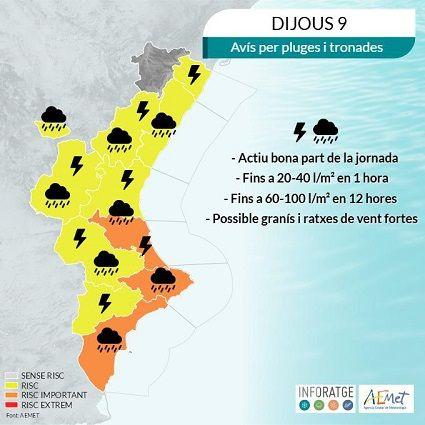 Gandia modifica l’acte de celebració del 9 d’Octubre 1 prevision