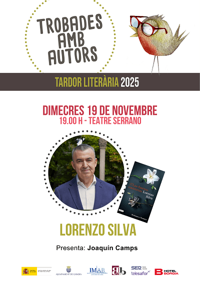 Tardor Literària: Trobada amb l’escriptor Lorenzo Silva 1 11 19 Lorenzo Silva