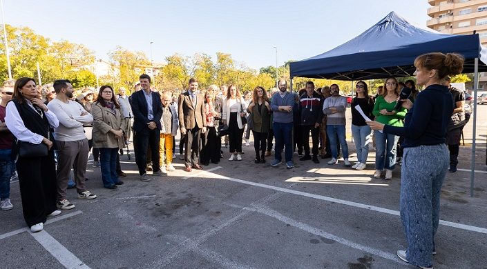 Un gran mural visualitza el Dia de la Salut Mental a Gandia 1 Gandia Dia de la Salut Mental