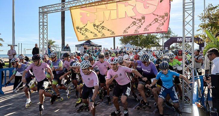 La Marató Roller Gandia consolida la platja com a epicentre del patinatge internacional 1 Gandia Marato Roller frances 1