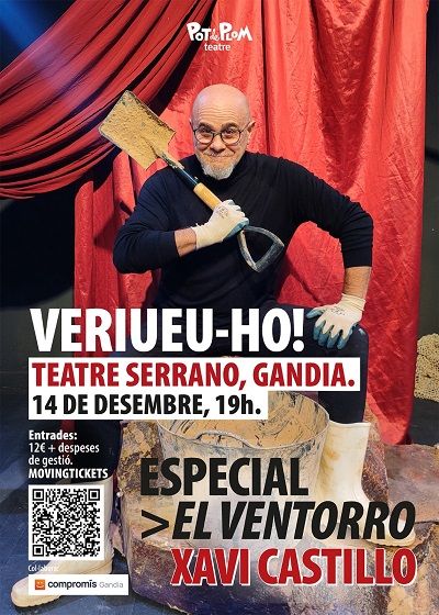 “VERIUEU-HO! Especial El Ventorro” de Xavi Castillo a Gandia 1 Gandia Xavi Castillo cartell