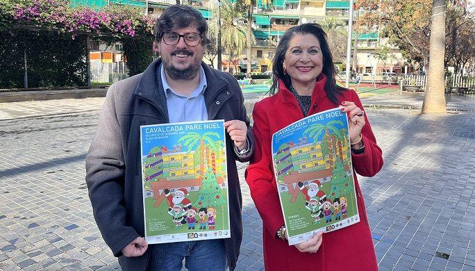 La màgia del Pare Noel inundarà el districte de la Plaça El·líptica i la República Argentina 1 Gandia Cavalcada Pare Noel