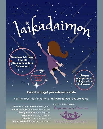 Teatre solidari a Bellreguard per a impulsar la investigació del càncer infantil 1 Bellreguard Teatre Solidari