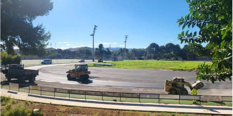 Polèmica política a Gandia per la paràlisi de les obres en la pista d’atletisme 1 Gandia Pista dAtletisme obres