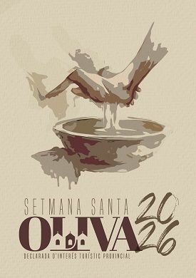 L’obra 'Sacrum Ministerium' de Marc Alcaraz il·lustrarà la Setmana Santa d'Oliva 2026 1 CARTELL SETMANA SANTA OLIVA 2026