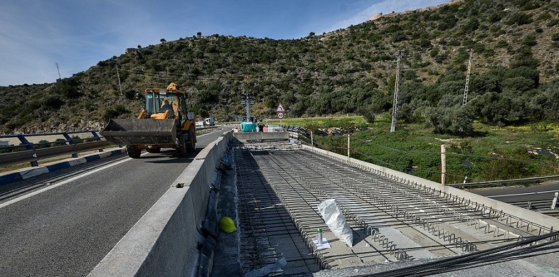 El pont sobre N-332 a Gandia es reobrirà al trànsit en un mes 1 Gandia Pont N 332 Frances