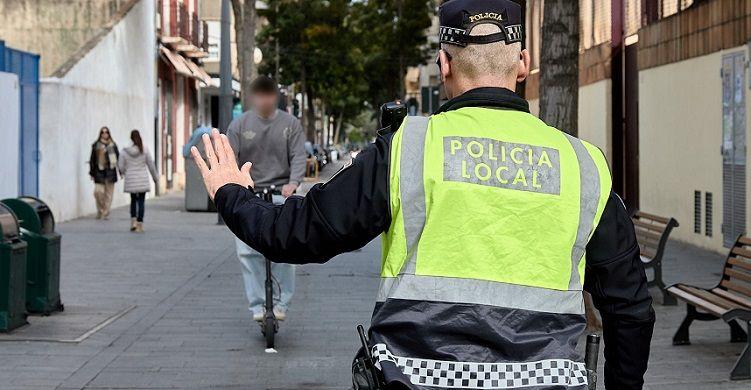 Gandia intensifica la vigilància sobre els patinets elèctrics 1 Gandia patinent 1