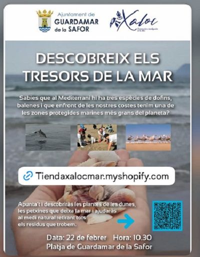Guardamar de la Safor convida a descobrir els "tresors de la mar" amb una jornada mediambiental 1 Guardamar de la Safor tresors de la mar