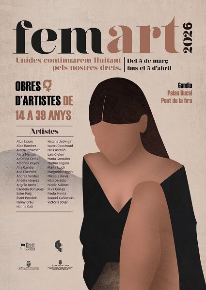 FEMart 2026: Una revolució artística femenina pren els carrers de Gandia 2 Gandia FEMart 2026 Cartell