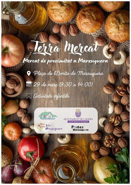 Marxuquera es converteix en l'aparador del producte local amb una nova edició del Terra Mercat 1 Gandia Terra Mercat