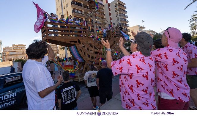 Miguel Garre nou Mr. Gay Comunitat Valenciana 2026 en la celebració del Gandia Pride 2026. 2 Gandia Mr Gay 2026
