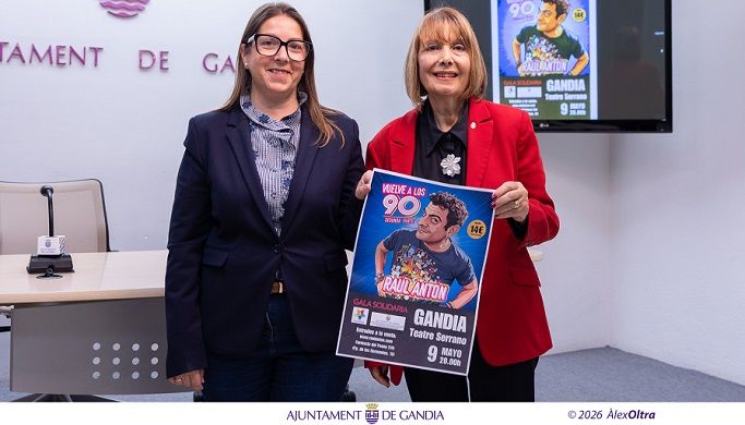 El Teatre Serrano de Gandia es vist de solidaritat amb la gala de l'Associació Síndrome de Wolfram 1 Gandia Wolfram 2026