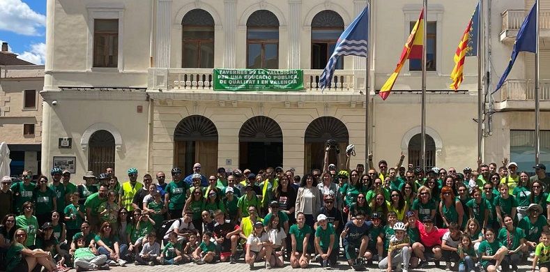 Bicicletades de la Safor-Valldigna en defensa de l’educació pública 1 Vaga indefinida bicicletada