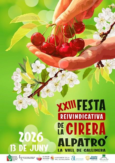 La Vall de Gallinera reivindica el seu patrimoni agrícola en la XXIII Festa de la Cirera 1 XXIII Festa de la Cirera 2026. 1