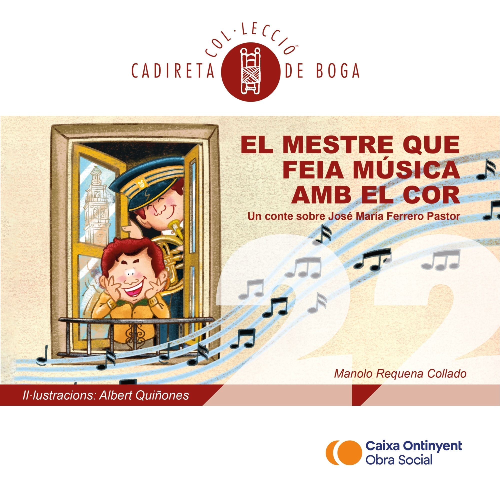 L'Obra Social de Caixa Ontinyent llança un conte infantil sobre el Mestre Ferrero pel centenari del seu naixement 1 Conte obra social Mestre Ferrero