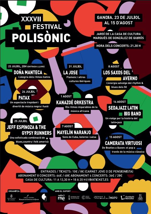 Gandia presenta una nova edició del Festival Polisònic 2 Gandia cartell Festival Polisonic