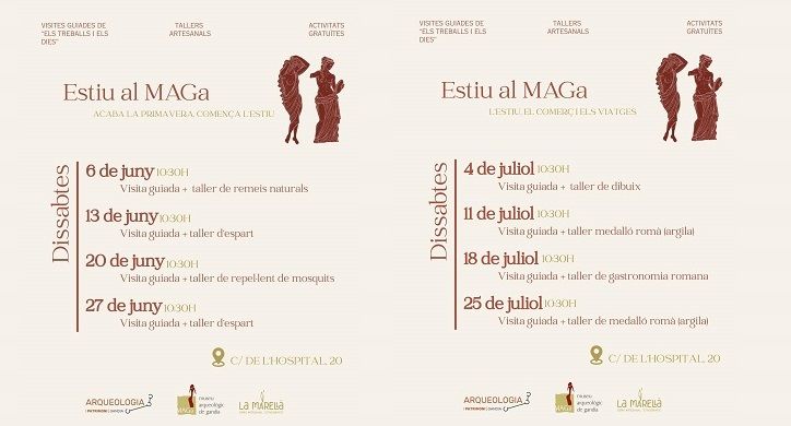 Gandia llança "Estiu al MAGa" per a dinamitzar el Museu Arqueològic amb visites i tallers familiars 2 Maga estiu 2026 1 1