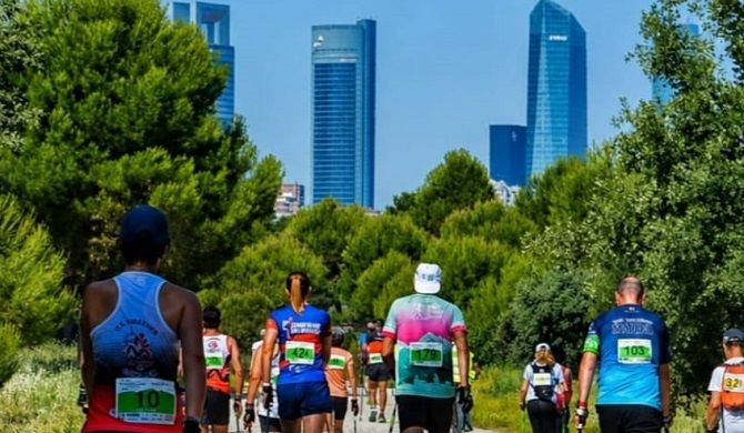 Tamara Ferrando es corona subcampiona d'Espanya de marxa nòrdica en categoria de veteranes 1 Marxa Nordica Madrid