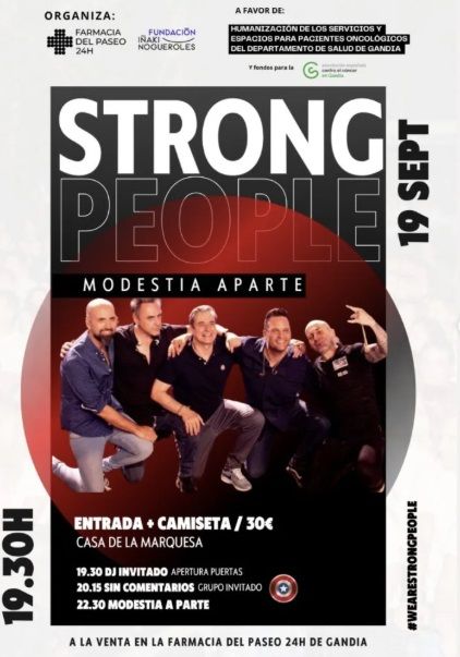 Modestia Aparte encapçala el concert solidari 'Strong People' 2026 a Gandia 3 Gandia Cartel Strong People 2026 1