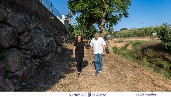 El nou "túnel verd" de Gandia: La renaturalització del barranc de Beniopa ja obri camí cap a la mar 1 Gandia corredor verd Beniopa