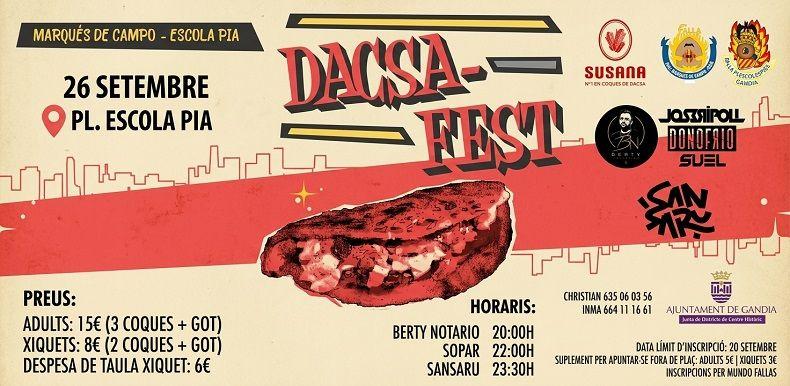 Gandia acull el Dacsa Fest un homenatge a la coca de dacsa 1 Gandia Dacsa Fest 2026 1 1