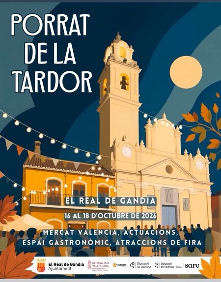 El Real de Gandia es prepara per a celebrar una nova edició del Porrat de la Tardor 1 Real de Gandia Porrat de la Tardor 2026