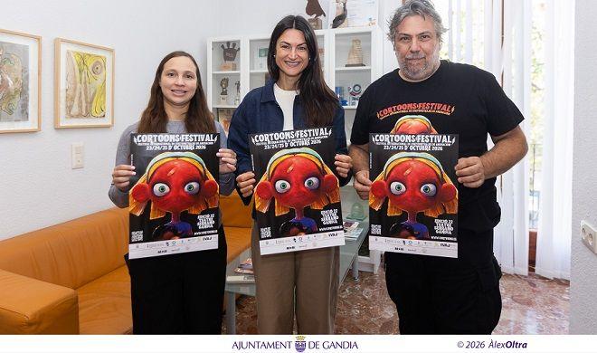 Cortoons Gandia torna al Teatre Serrano amb més de 2.300 curtmetratges de 110 països 1 Gandia Cortoons 2026 1