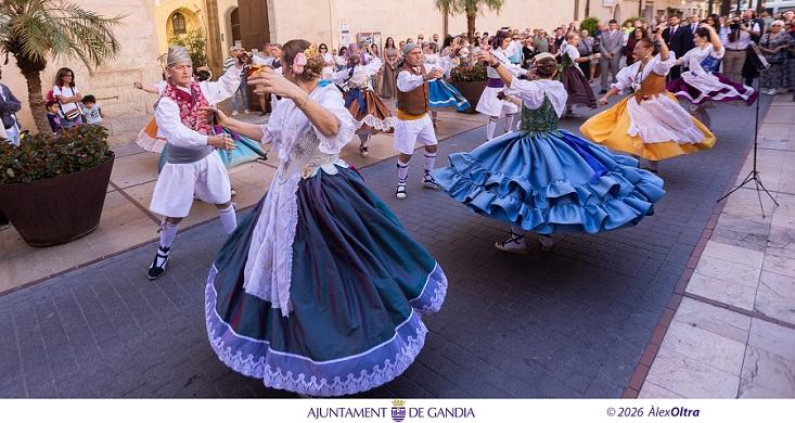 Gandia es revesteix d'orgull i tradició per a celebrar el gran dia de tots els valencians al Palau Ducal 1 Gandia celebracio 9 doctubre
